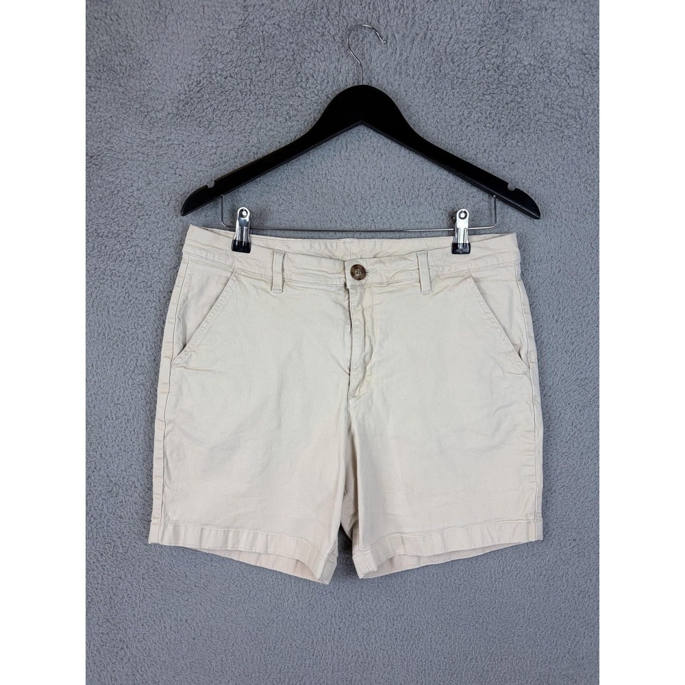 Chubbies Shorts Mens 32 Beige Stretch Chino Canvas 7 Inseam Casual Summer Travel
